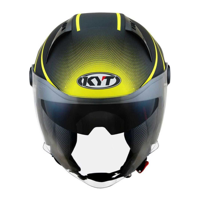 Casco Jet Kyt D-city Colorful Yellow