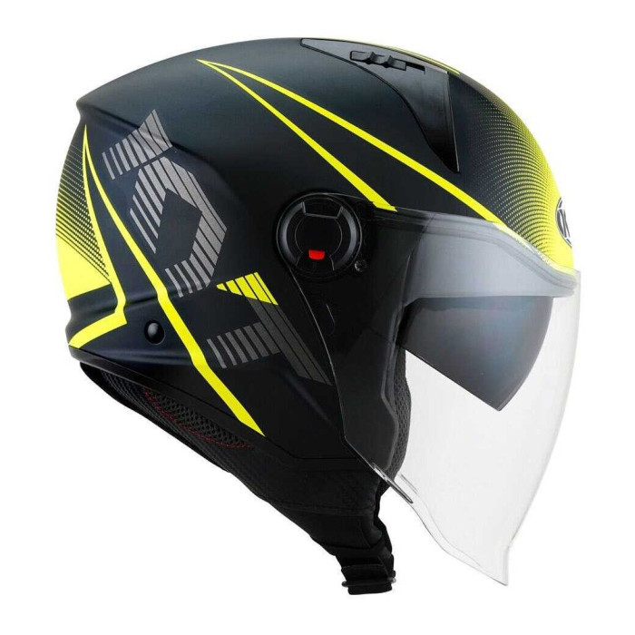 Casco Jet Kyt D-city Colorful Yellow