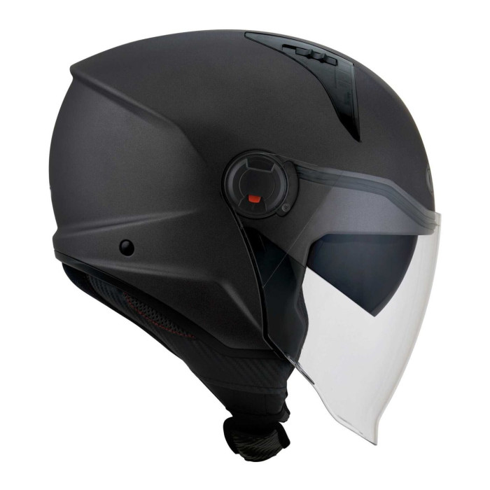 Casco Jet Kyt D-city Plain Matt Gun Metal