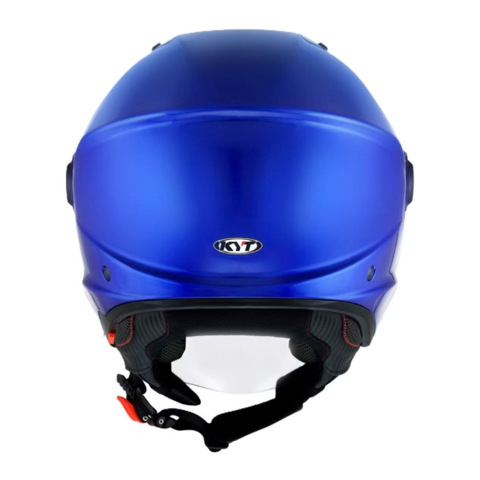Casco Jet Kyt D-city Plain Blue Metal