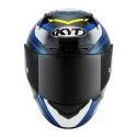 Casco Integrale Kyt Nz-race Carbon Stride Blue/whit