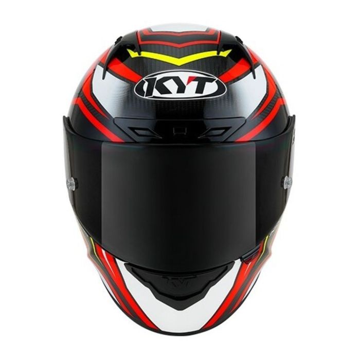 Casco Integrale Kyt Nz-race Carbon Stride Red/white