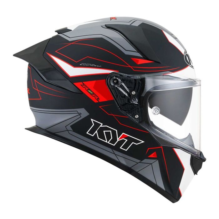 Casco Integrale Kyt R2r Led Matt Black/grey