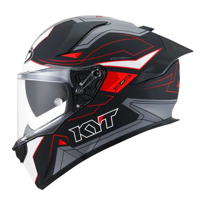 Casco Integrale Kyt R2r Led Matt Black/grey