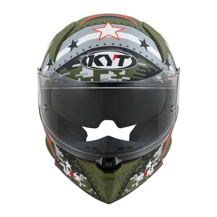 Casco Integrale Kyt R2r Max Assault Matt Army Green