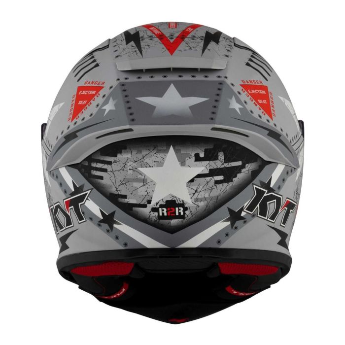 Casco Integrale Kyt R2r Max Assault Matt Grey