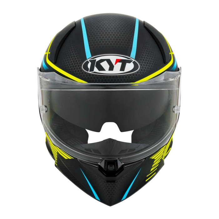 Casco Integrale Kyt R2r Concept Matt Black/yellow