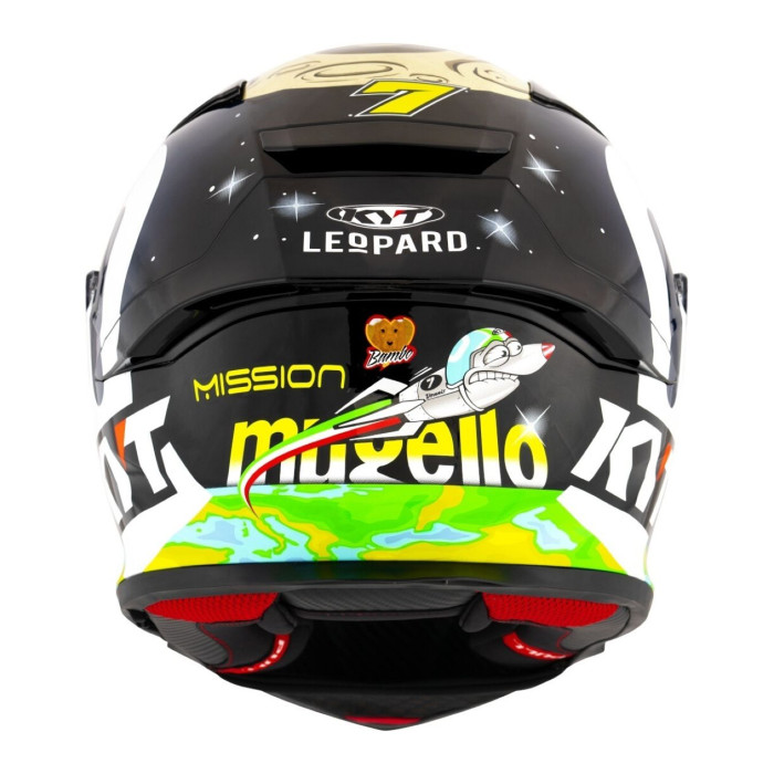 Casco Integrale Kyt R2r Max Replica Foggia Mugello 2022 Light Blue