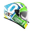 Casco Integrale Kyt R2r Max Replica Foggia Misano 2021 Red White Green