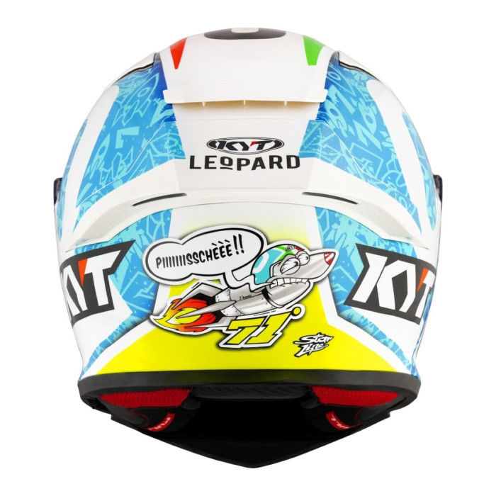 Casco Integrale Kyt R2r Max Replica Foggia Misano 2021 Red White Green
