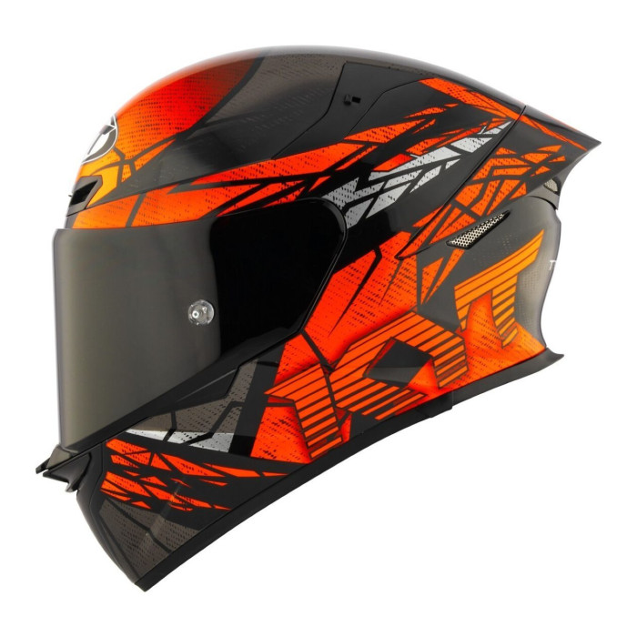 Casco Integrale Kyt Tt-revo Combustion Orange