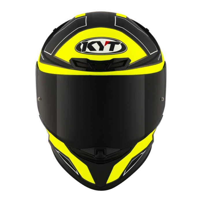 Casco Integrale Kyt Tt-revo Electron Matt Black/ylw