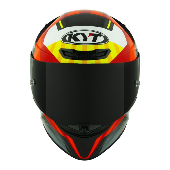 Casco Integrale Kyt Tt-revo Flux Red/yellow