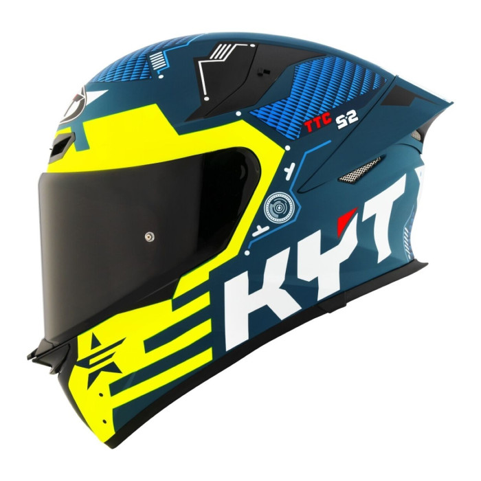 Casco Integrale Kyt Tt-revo Fuselage Matt Yellow