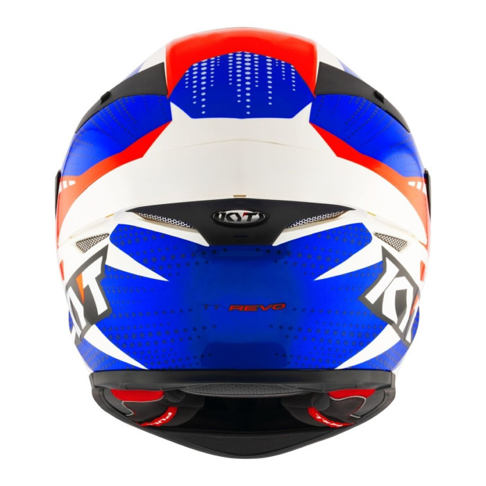 Casco Integrale Kyt Tt-revo Gear Blue/red