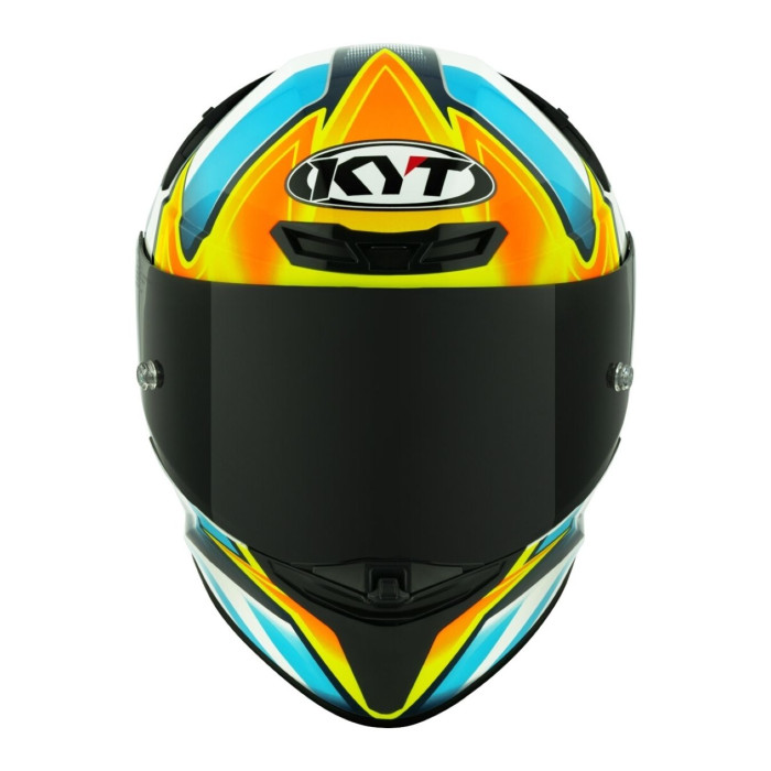 Casco Integrale Kyt Tt-revo Replica Tati Blue/yellow