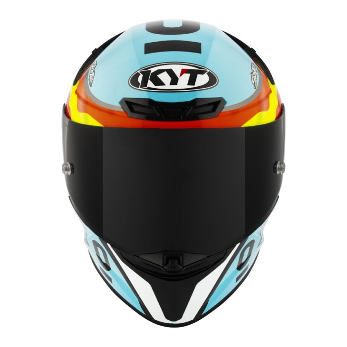 Casco Integrale Kyt Tt-revo Replica Leopard Spainard Light Blue
