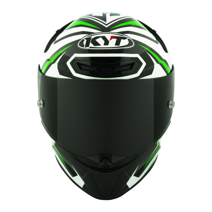 Casco Integrale Kyt Tt-revo Replica Alex Lowes White/green Fluo