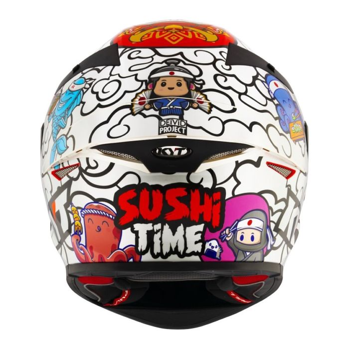 Casco Integrale Kyt Tt-revo Sushi Time Red