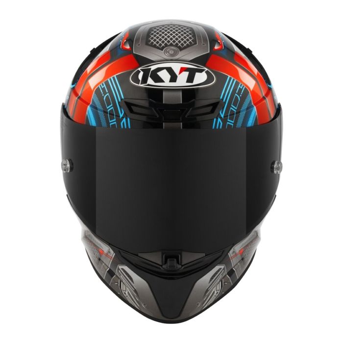 Casco Integrale Kyt Tt-revo Synchrotron Blue/red