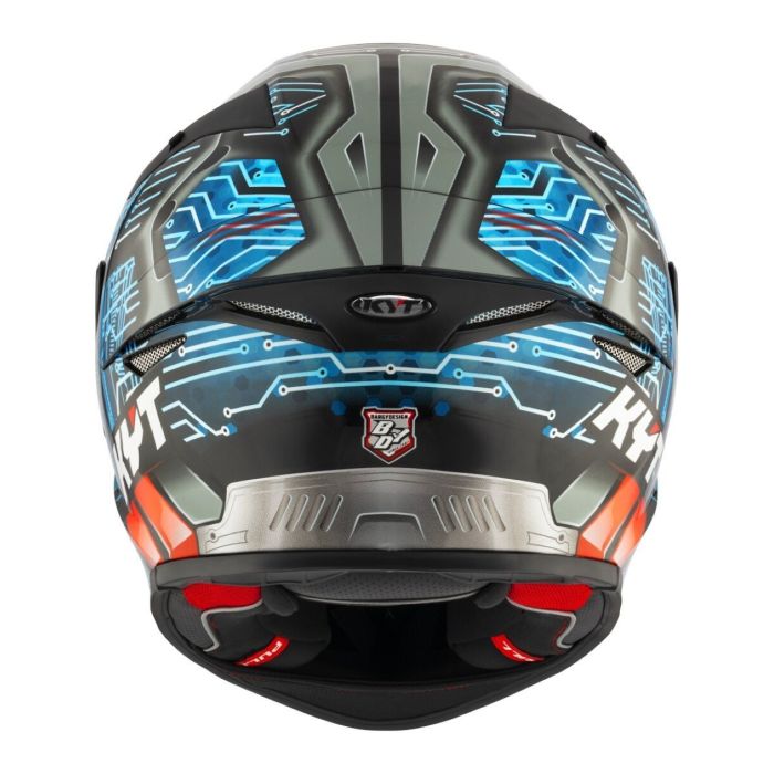 Casco Integrale Kyt Tt-revo Synchrotron Blue/red