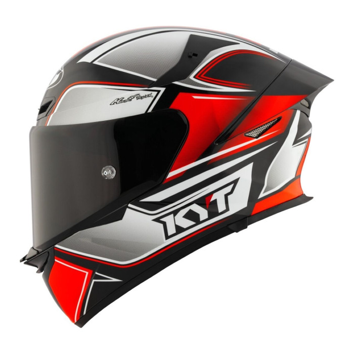 Casco Integrale Kyt Tt-revo Tourist Red Fluo