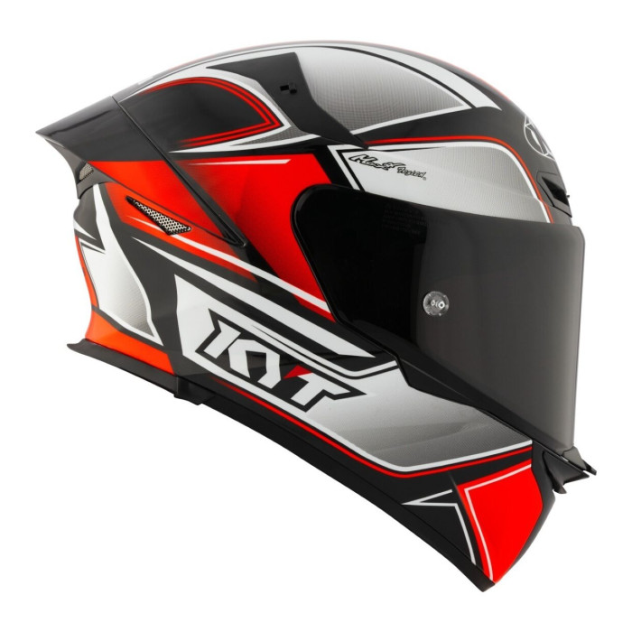 Casco Integrale Kyt Tt-revo Tourist Red Fluo