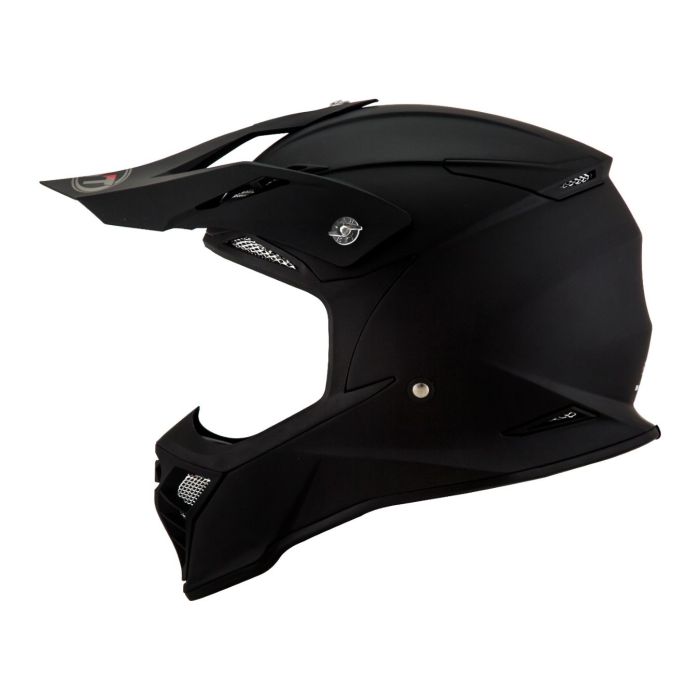 Casco Off-road Kyt Skyhawk R2r Plain Matt Black