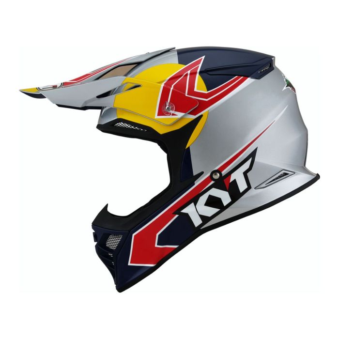 Casco Off-road Kyt Skyhawk Taddy Blue/grey