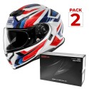 Shoei Neotec 3 Anthem Tc10 + Bluetooth Sena SRL3 Mesh