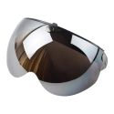 Visiera Iridium 3 Bottoni Universale Flip-up Occhiale Silver Specchio