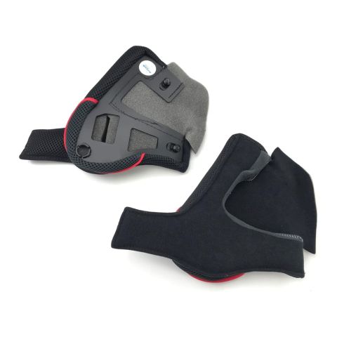 Nolan Guanciali Clima Comfort Tg.xl (45mm) Black Red Per Ncom.n104absolu