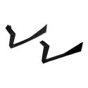 Nolan Placchette Chinguard Black Graphite Per N70-2x