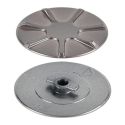 Placchette & Cursori Nolan Dark Inox Flat N43air/n43