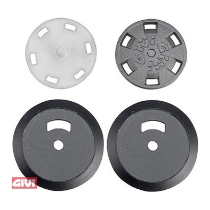 Givi Vis Z2486N900R Black Op avec plaque ND