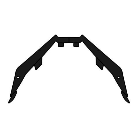 Airoh 15COPF17 Prolunga Frontino Corta Per Casco Twist 2.0 Black