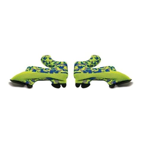 Airoh TWGCYM Guanciali Per Casco Twist 2.0 Da 30mm Tg.m Camu Yellow