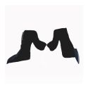 Airoh TWGL Guanciali Base Per Casco Twist 2.0 Tg.l Black