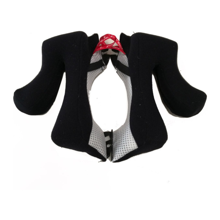 Almohadillas para las mejillas del casco Aviator Ace 15+10mm Tg.s Blanco y Negro