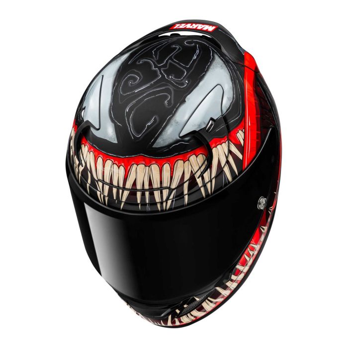 Casco Integrale Hjc Rpha 12 Venom 3 Marvel Black Red