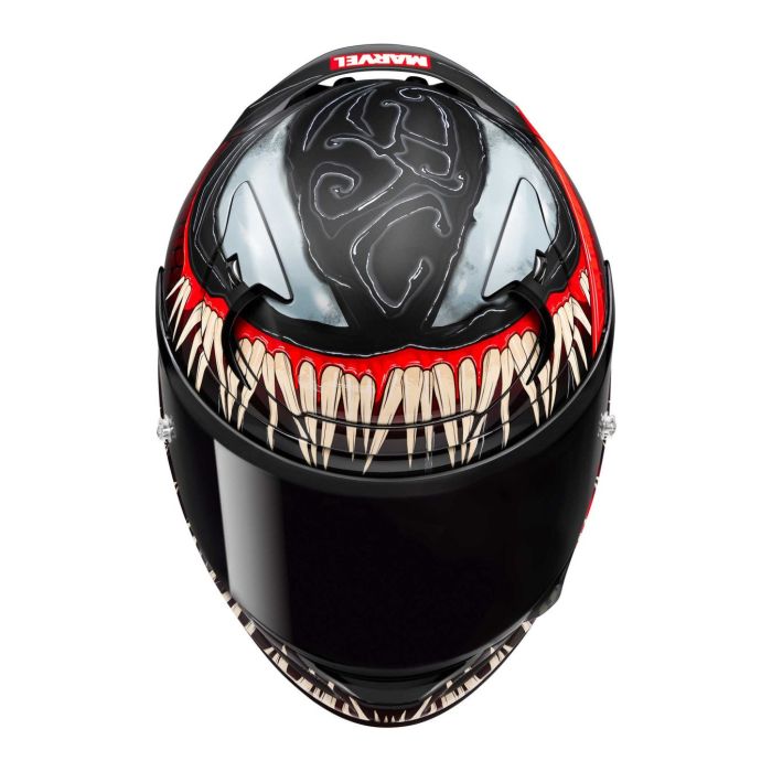 Casco Integrale Hjc Rpha 12 Venom 3 Marvel Black Red