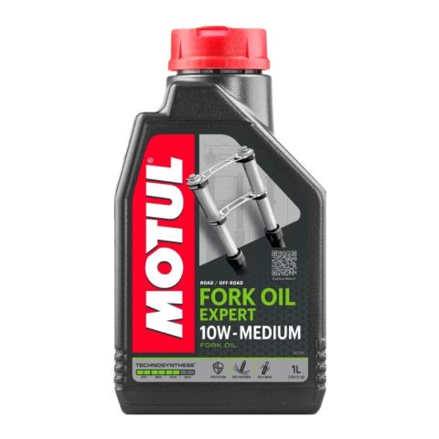 Motul Fork Oil Expert Medium 10w 1l Technosynthese Olio Forcellee