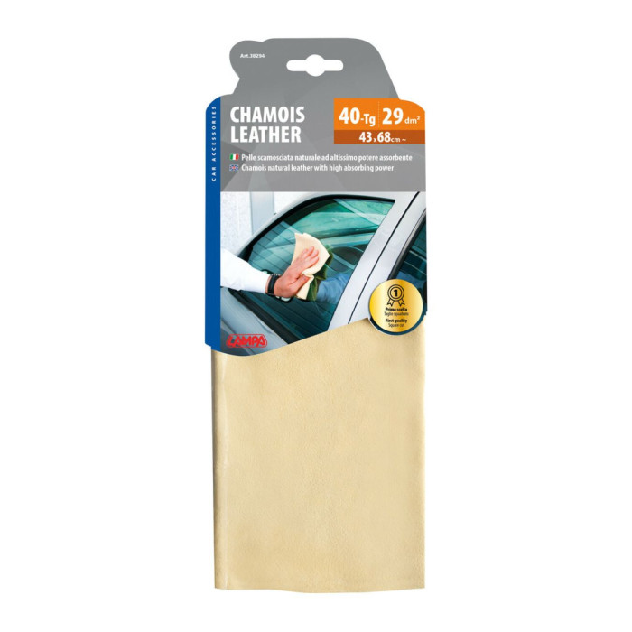 Echtes Lampa großes Veloursleder 43x68