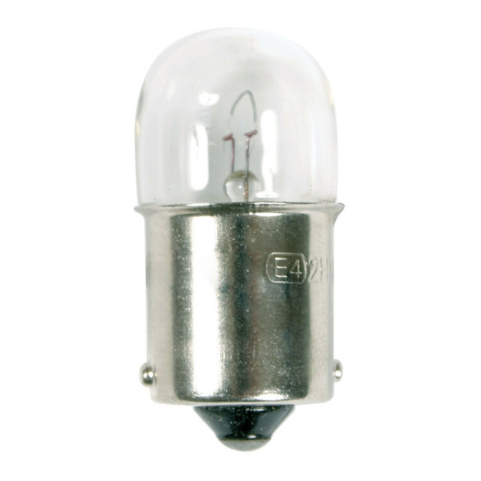 Pair of spherical lamps 12v 5w Ba15s
