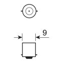 Coppia Lampade Sferiche 12v 4w Ba9s