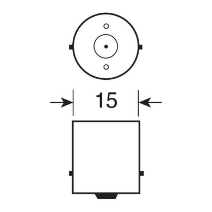 Lampenpaar sfer.12v 10w Ba15s