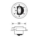 Lamp.alogena S3 12v/15w P26s