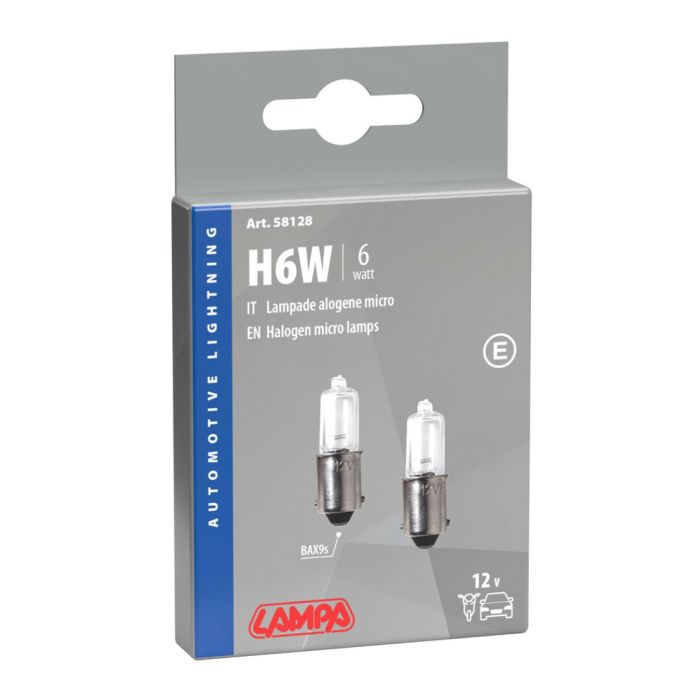 Couple Lamp. 12v. Bax 9s 6w Nd