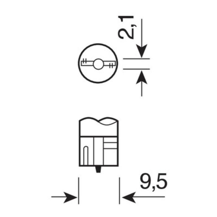 Par Lamp.zocc.vetro 16w W16w Nd