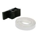 Profilo Ruote Riflettente Con Adattatore Bianco Lampa